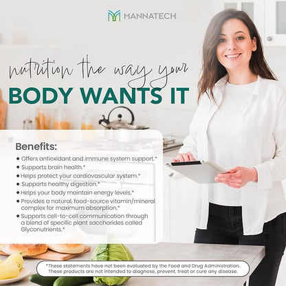 NutriVerus Glyconutritional Supplement, 5.3oz/150g with Naturally Sourced Vitamin A, Vitamin C, Vitamin B Complex and Vitamin D. Rich in Antioxidants Supplement and Promotes Immune Support Supplement