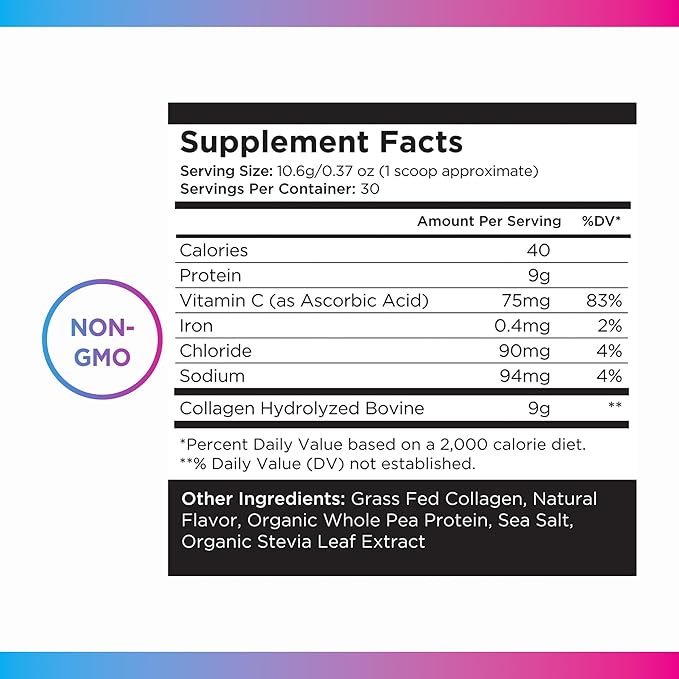 Livingood Daily Collagen Powder for Women & Men (Vanilla) - Grass-Fed Hydrolyzed Collagen Peptide - Complete Protein & Amino Acids for Healthy Hair, Skin & Nails - Keto, Gluten Free - 30 Servings