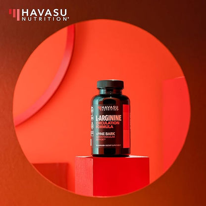 L Arginine Pine Bark Extract Capsules - Potent 2X Formula Nitric Oxide Supplement for Men with 1800mg LArginine and 100mg French Pine Bark - Endurance Performance Recovery - 90 Count 1-Month Supply