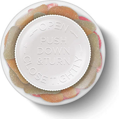 Airborne 750mg Vitamin C Gummies For Adults, Immune Support Gummies With Powerful Antioxidants Vit C & E, Caffeine Free - 2x63ct Bottle (42 Servings), Assorted Fruit Flavor