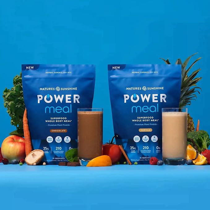 Nature's Sunshine Power Meal, Superfood Whole Body Meal (Vanilla)