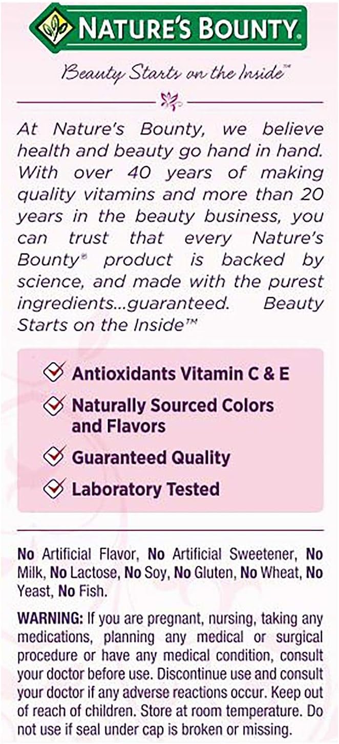 Nature's Bounty Hair, Skin and Nails, 230 Gummies (2 Pack)