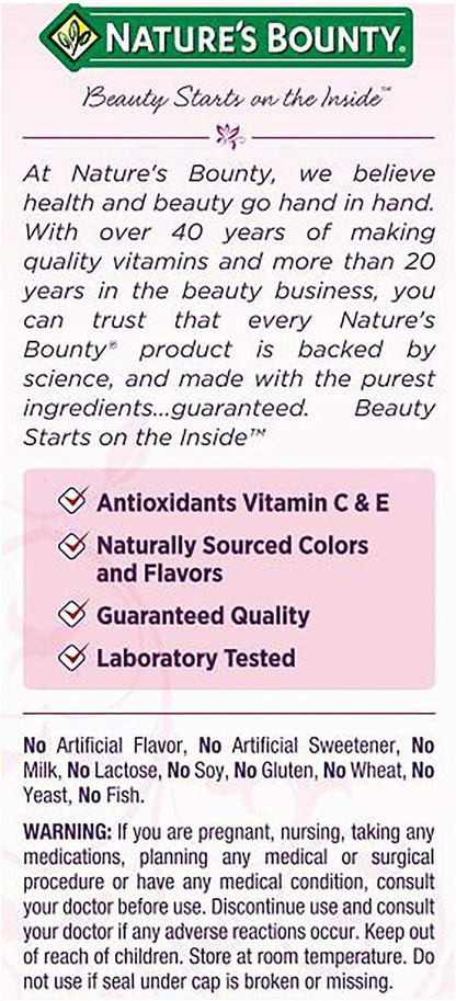 Nature's Bounty Hair, Skin and Nails, 230 Gummies (2 Pack)