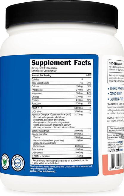 Nutricost Intra-Workout Powder, 30 Servings (Pink Lemonade) - Non-GMO, Gluten Free, Intraworkout Supplement