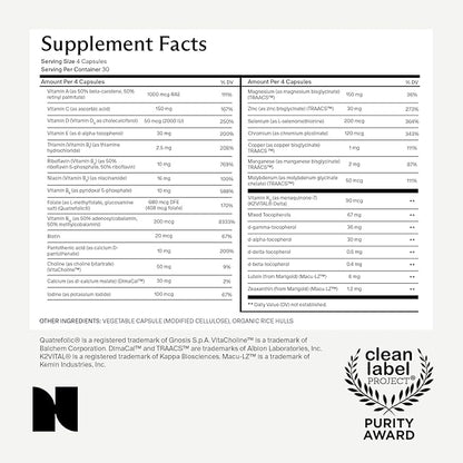 Needed. Multivitamin for Men - 25 Optimal Nutrients for Fertility & Men's Health - Mens Multivitamin with Vitamin D3 2000IU, B12 Vitamins, 200 MCG Selenium - Men's Fertility Supplement, 30 Day Supply