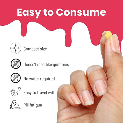 Multivitamin for Men & Women – Multimineral Supplement Supports Immunity, Improves Energy Levels Quick Dissolving Tablets for Vitamin Deficiency – Mixed Berry Flavor (60 Tablets)