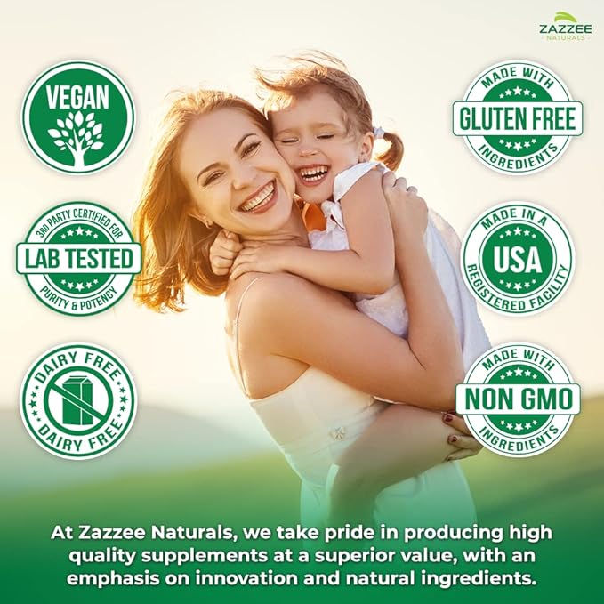 Zazzee Myo-Inositol Powder, 6 Month Supply, 183 Servings, 2000 mg per Serving, Free Scoop for Exact Dosage, 12.91 Ounces, 100% Pure, All-Natural Fertility and Reproductive Support, Vegan, Non-GMO