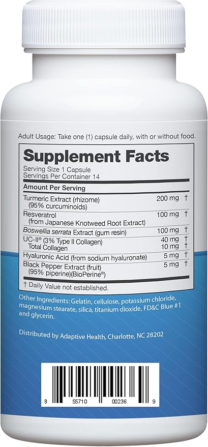 Instaflex Advanced Joint Support - Doctor Formulated Joint Relief Supplement, Featuring Collagen & 5 Other Joint Discomfort Fighting Ingredients - 14 Count