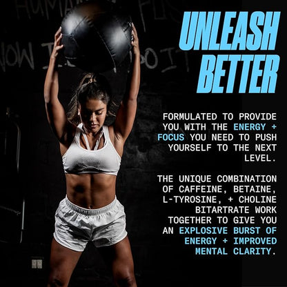 PERFORMIX - ION Pre Workout - Increase Pump, Energy & Endurance - 200 mg of Caffeine - Creatine Monohydrate - Nitric Oxide - Beta Alanine - Amino Acids - No Crash or Jitters - Blue Ice - 30 Servings