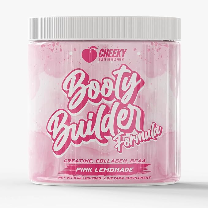Booty Pump Formula - Pink Lemonade Creatine Blend for Women, BCAAs & Collagen, Muscle Gain & Booty Growth Enhancer, Grit-Free Formula Creatina Para Mujeres Queratina Para Musculos
