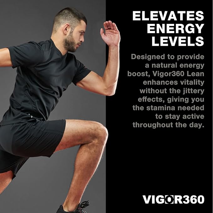 Lean Thermogenic Supplement for Belly & Abdominal Support by Vigor 360 – Strengthens Body Composition for Men & Women – Ideal for Toning, Shredding, & Fitness with Proper Diet & Exercise – 60 Capsules