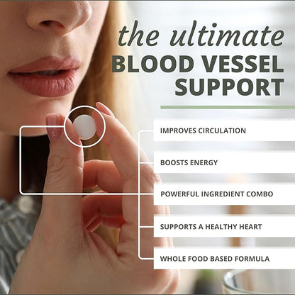 Optimal Health Systems BFF Chewable | Blood-Vessel Flexibility Formula | Circulation & Oxygen Flow Supplement | Nitric Oxide Boost | 50+ Powerful Ingredients | 90 Tablets