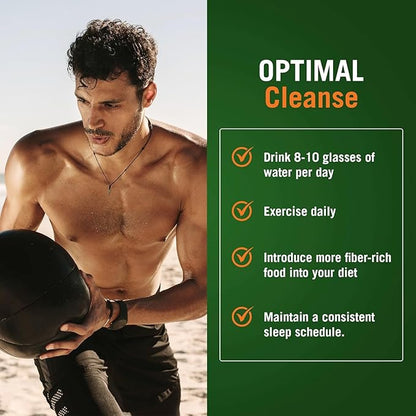 Centuryⁿ Syst𝐞ms The Cleaner Detox, Complete Internal Cleansing Formula, Support Digestive Health, Vegetarian Capsules (Men 14 Days)