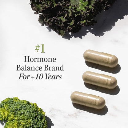 Menopause Support Gummies | Hormone Balance Relief for Hot Flashes, Night Sweats, Mood Swings, & Bloating | with Phytoestrogen Soy Extract, Vitamin D3, PABA, Biotin | Vegetarian, Gluten-Free | 60ct.