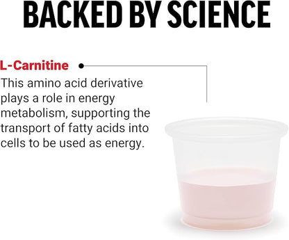 Force Factor L Carnitine Supplement, Liquid L-Carnitine 3000 mg to Help Turn Fat Into Energy, Support Muscle Recovery, and Boost Cellular Energy, Maximum Strength, Non-GMO, Orange Flavor, 16 Oz.