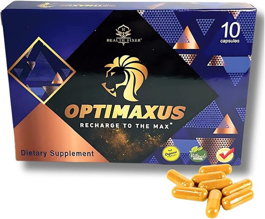 Optimaxus for Energy Support,Endurance and Extra Strength,10 Capsules