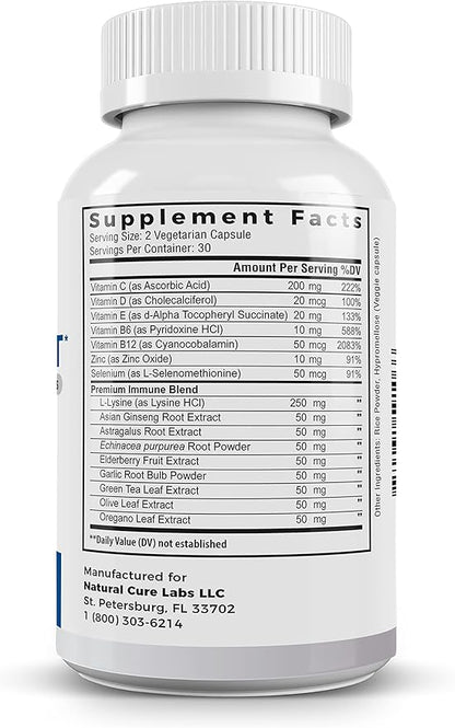 Premium Immune Support, 60 Capsules