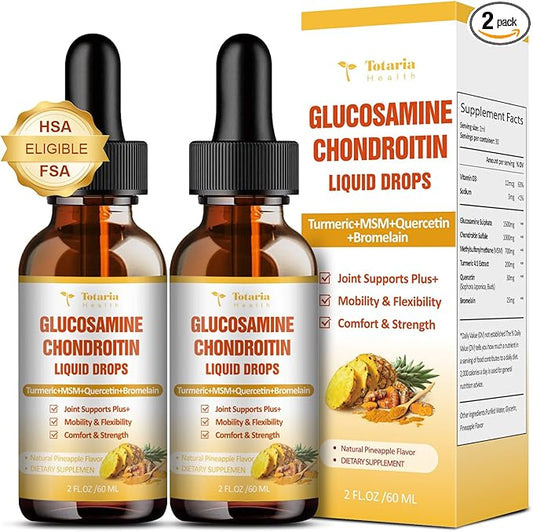 (2 Packs) Glucosamine Chondroitin MSM Support Joint Health