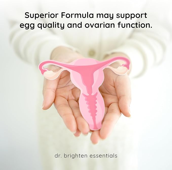 Dr. Brighten Myoinositol Plus - Doctor Formulated Ratio of Myo- and D-Chiro-Inositol to Support PCOS Symptoms, Hormone Balance, Healthy Ovarian Function, and Regular Menstrual Cycles