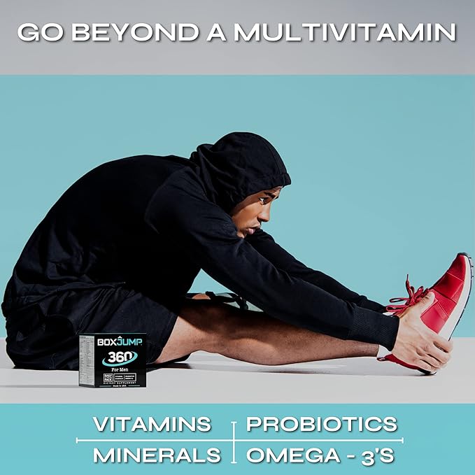 Daily Multivitamin for Men, Packed with All Essential Daily Men's Vitamins & Minerals, 30+ Vitamins for Men in Each Serving - Vitamin A, D, C, E, B1, B2, B6, B12-30-Day Vitamin Pack for Men