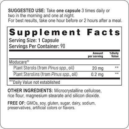 Daily Immune Support, Plant Sterol Dietary Supplement, 90 Vegetarian Capsules (Packaging May Vary)