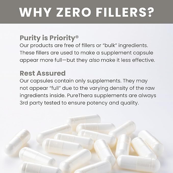 Pure TheraPro Rx Bio Boron, 30mg/Capsule, 90 Capsules, Bororganic Glycine Boron Supplements for Men & Women, Vegan Mineral Supplements for Bones, Cardiovascular Function & Immunity Support