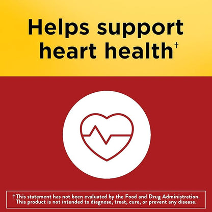 Nature Made CoQ10 200mg, Dietary Supplement for Heart Health Support, 80 Softgels, 80 Day Supply