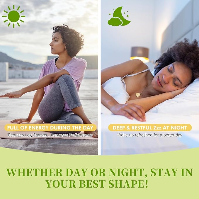 Potassium Magnesium Gummies - High Absorption Magnesium Glycinate 500mg & Potassium Citrate 200mg Plus Omega 3, B6, D3, K2 & Calcium - Chewable Gummy for Leg Cramps, Immunity & Energy - 60 Count