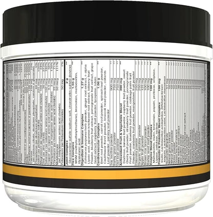 CONTROLLED LABS Orange Triad Plus Greens for Men and Women, 30 Servings Iron Free Sports Supplement for Overall Health, Multivitamin, Digestion, Immune System, and Joint Health