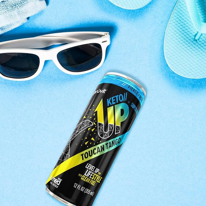 The Toucan Tango Keto//Up® Drink – Ready-to-Drink Ketones for Focus for Men and Women - 12 Pack