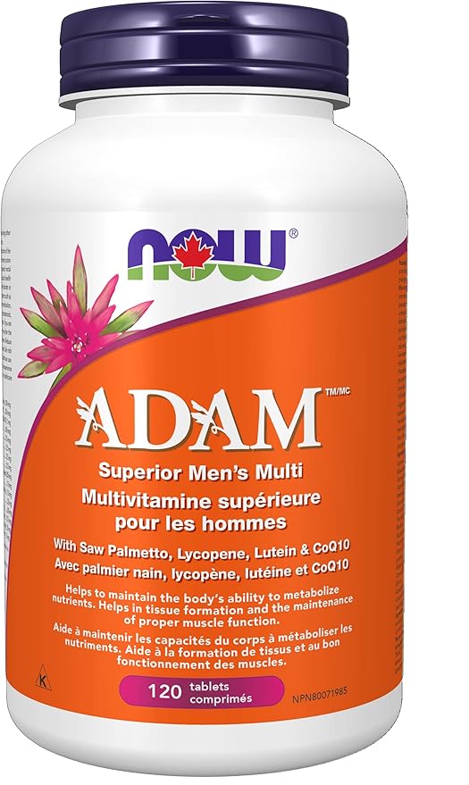 Now Foods Adam Men's Multi 2/Day 120Tab, 120 CT