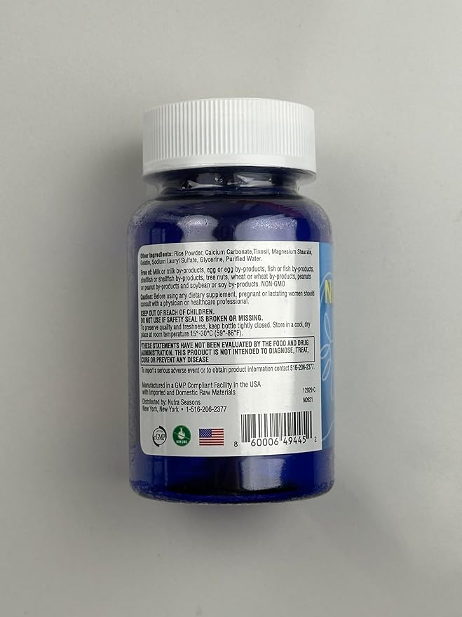 NutraSeasons Lung & Bronchial Cleanse & Detox | Respiratory Health | Immune Support | 12 Purify Ingredients | Ginger, Hawthorn Berry, Turmeric, Elecampane Root Extract, Vit A, C, D3, B6, B12 | 60 Caps