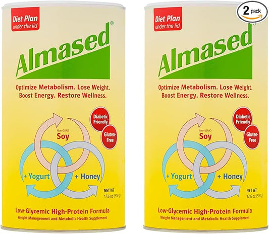Almased Multi Protein Powder Supports Weight Loss (Pack of 2)