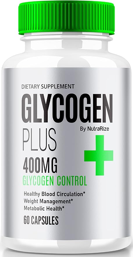 Glycogen Plus Capsules, Blood Support Supplement, All Natural Health Pills, Premium Formula for Overall Wellness, Official Glycogen + Reviews (60 Capsules)