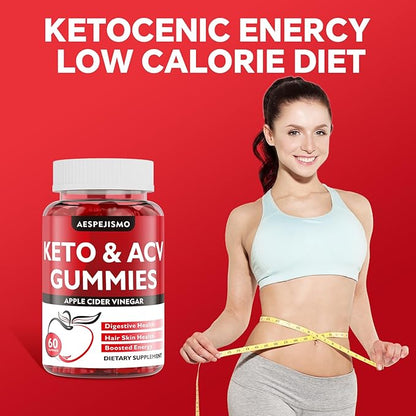 Keto ACV Gummies 1500MG – Premium Apple Cider Vinegar Formula with Pomegranate, Beet Juice, Vitamin B12 B6 – Vegetarian Friendly 480 Gummys
