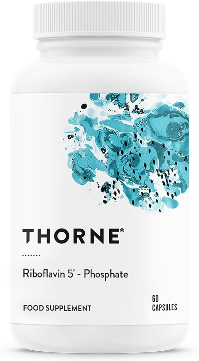 THORNE Riboflavin 5'-Phosphate - Bioactive Form of Vitamin B2 for Methylation Support - 60 Capsules