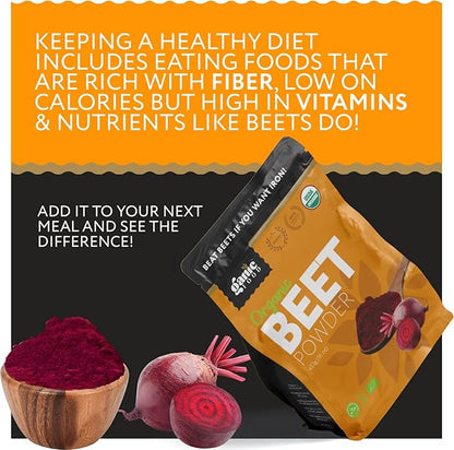 Organic Beet Root Powder, 16 Ounces