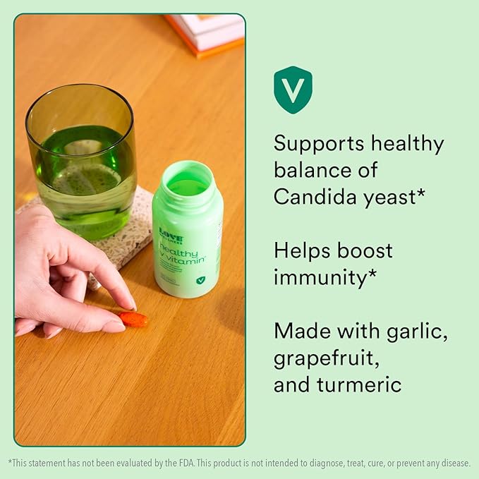 Love Wellness Good Girl Probiotics & Women's Healthy V Vitamin | Women's Vaginal Health Supplement | Vaginal Probiotics for Urinary Tract Health, pH Balance, Gut Health & Immune Support Supplement