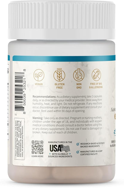 Natural Blood Builder Iron Supplements, 21mg Iron Pills to Increase Energy, Metabolism & Digestion, Absorbs Quickly Vitamins Organic Nutrients (60 Capsules)