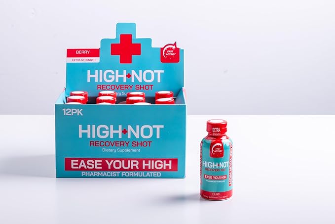 High Not Berry Flavored Recovery Shot - Extra Strength | Rapid Relief for Intense THc̈̈ Effects