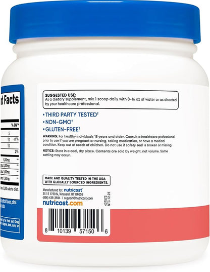 Nutricost BCAA Powder 2:1:1 (Watermelon) - 60 Servings