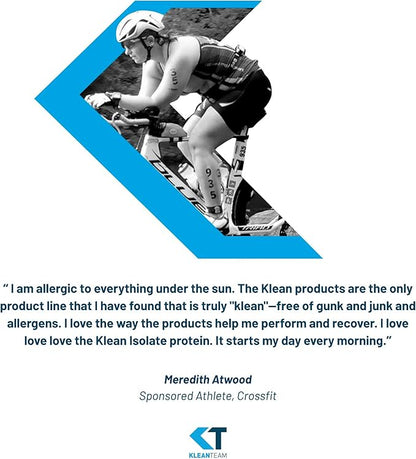 Klean ATHLETE Klean Isolate - Whey Protein Isolate - Daily Protein & Amino Acid - Intake for Muscle Integrity* - NSF Certified for Sport - 20 Servings - Unflavored