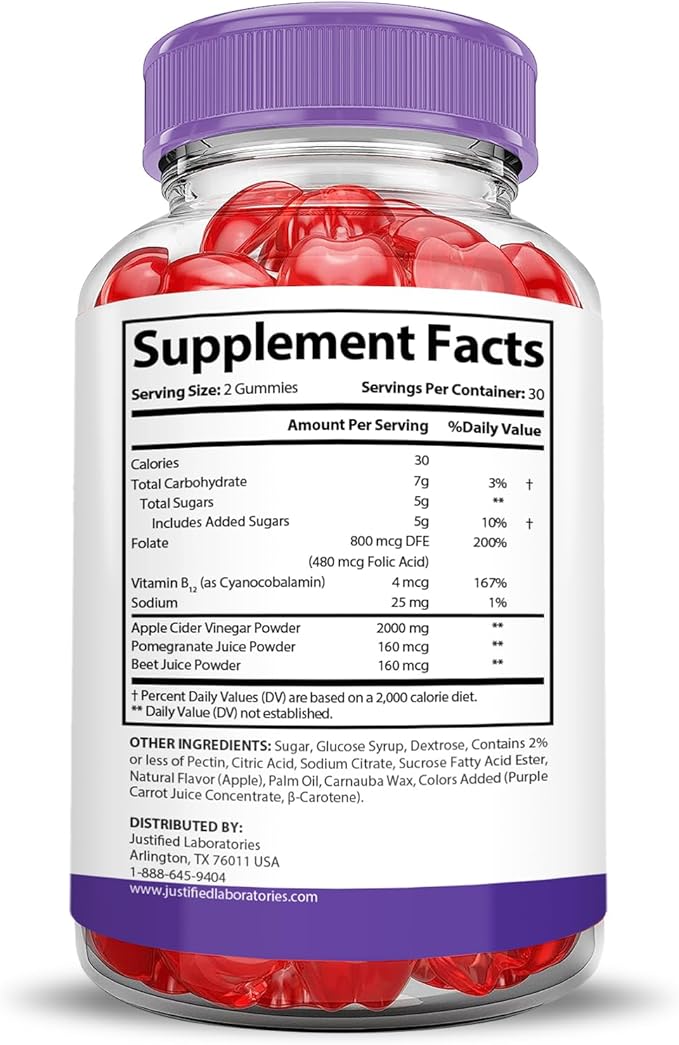 (2 Pack) Turbo Ripped Keto ACV Gummies Extreme 2000MG Turbo Ripped Keto Gummies Apple Cider Vinegar Formulated with Pomegranate Beet Juice Powder B12 Vegan Non GMO 120 Gummys