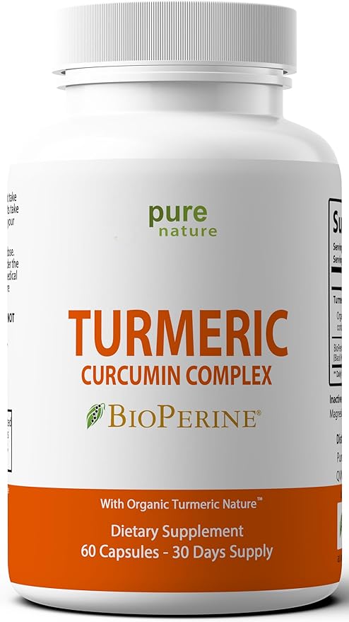 PureNature Turmeric Curcumin with BioPerine Turmeric Nature