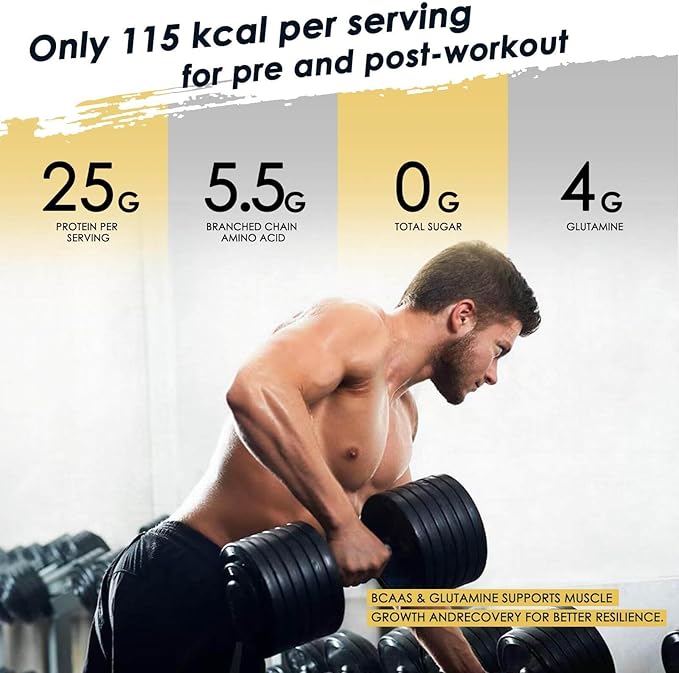 NATURE TARGET Isolate Whey Protein Powder Vanilla, 25g Protein Low Carb Sugar-Free & Gluten-Free, 5.5g BCAAs, Rich in Fibers & Minerals, 1.08 Pound, 16 Servings