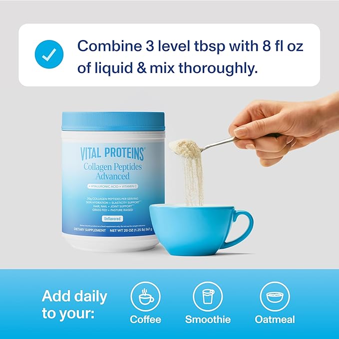 Vital Proteins Collagen Peptides, Unflavored, 20 oz