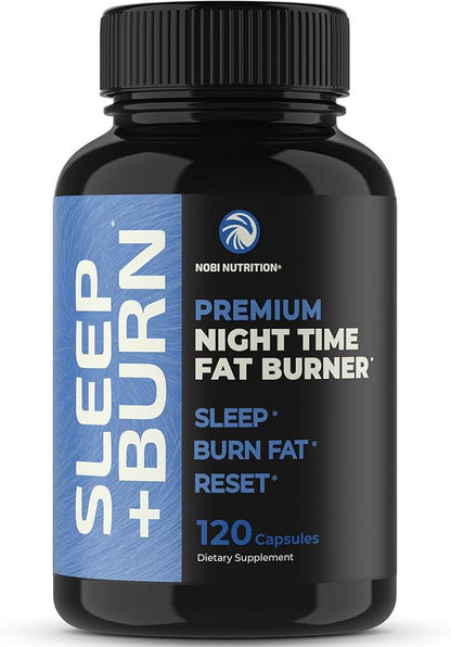 Night Time Fat Burner | Shred Fat While You Rest | Hunger Suppressant, Carb Blocker & Weight Loss Support Supplements | Burn Belly Fat, Support Metabolism & Rest Easily | 120 Nighttime Pills