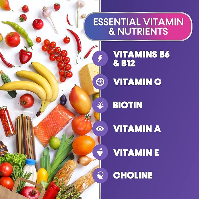 Multivitamin Gummies for Adults with 13 Vitamins and Minerals, Daily Gummy Vitamin for Women & Men, Immune Health Support Supplement with Vitamins A, C, D, E, B-6, B-12, Zinc, Berry - 120 Gummies