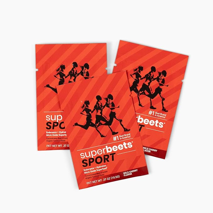 humanN SuperBeets Pre Workout Powder – Caffeine Free – Nitric Oxide Supplement – Creatine & Stimulant Free – Wild Cherry Flavor, 10 Count Packets