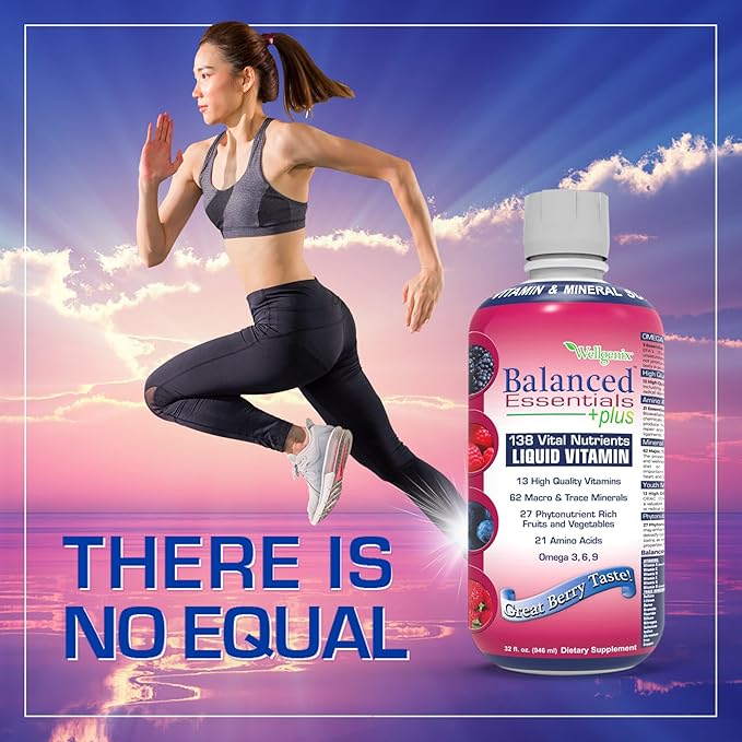Balanced Essentials Liquid Nutritional Supplement, 32 Ounces - Very Berry